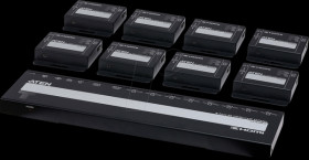 VS1828KIT HDMI splitter via Cat.6, 8-port, 8 receivers