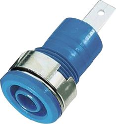 Gniazdo bezpieczeństwa MultiContact SLB 4-F/A, 24 A, 1000 V CAT III, niebieskie