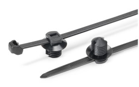 Opaski kablowe długość 200mm szerokość 4,9 mm HellermannTyton Polipropylen