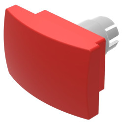 Nakładka na przycisk, Czerwony, Zatyczka grzybkowa, 35 x 23