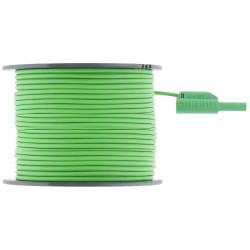 Metrel 20991147 Safety Test Lead 50m Green 4mm Jack-Jack