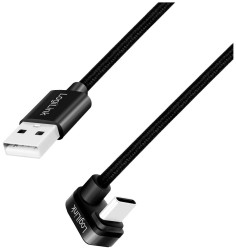 LogiLink Kabel USB USB 2.0 Złącze męskie USB-C®, Złącze męskie USB-A 1.00 m czarny CU0192