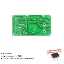 Regulator wentylatora z silnikiem klatkowym - PCB i mikroprocesor do projektu AVT 1813