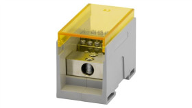 Blok Rozdzielczy Vbr 400A-16 (1X50 / 16X10) Al/Cu - Żółty