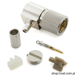 1-1393680-6 HF Coaxial Connector Angle PLUG TYCO