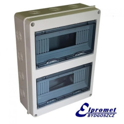 Skrzynka modułowa HT-24 IP65 / 24 modułów / UV / 270x350x105