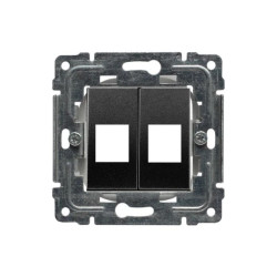 DANTE Pokrywa do 2x gniazda Keystone komplet do montażu p/t 4560802