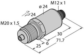 Turck Przetworniki ciśnienia 1 szt. PT400R-2020-U3-H1143