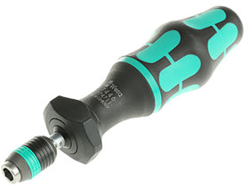 Wkrętak dynamometryczny, Sześciokątny, 1/4 cala, 1.2 → 3.3Nm, Wera