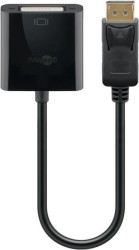 Kabel przejściowy DisplayPort/DVI-D 1.2, niklowany - Długość kabla 0.15 m