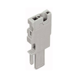 WAGO 769-501 1-conductor Base Module with End Plate Codable 1-pole Grey