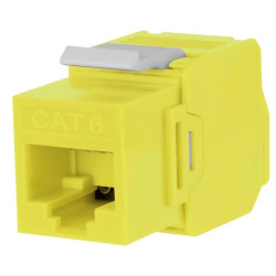 Moduł keystone UTP kat.6 beznarzędziowy żółty NEKU