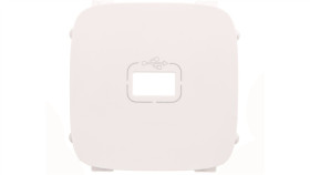 Valena Allure Plakietka Gniazda Usb Z Przewodem Biały 754755