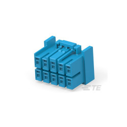 TE Connectivity 1-2420266-0 HSG Female Shrouded Socket 2X5P Blue HCI 4.0 Pitch