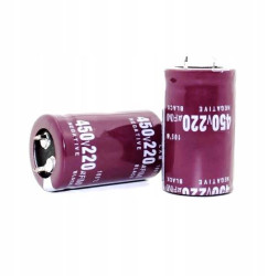 KONDENSATOR 220UF 450V Ø20x45mm 10% NIPPON