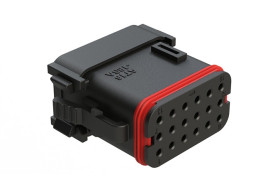 Złącze samochodowe 18-pinowe Amphenol Industrial 3-rzędowe Żeński 13A AT16 Złącze