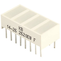 Bargraf LED Kingbright KB-2620EW KB-2620EW 8 x czerwony (D x S x W) 20.04 x 9.94 x 6.12 mm