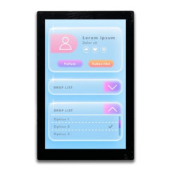 Wyświetlacz LCD TFT 10.1cal TFT 1200 X 1920pikseli USB I/F Tak Midas