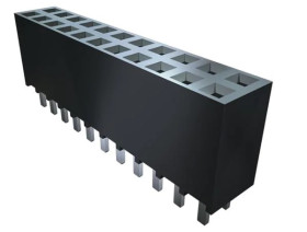 Gniazdo PCB 10 -pinowe 2 -rzędowe raster: 2.54mm Listwy nasadowe Proste SMD