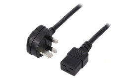 Kabel: 3X1,5Mm2, Bs 1363 (G) Wtyk,Iec C19 Żeński, 3M Lt-318(13A)+549 3X1.5...