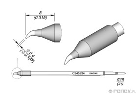 Grot C245234 do rączki JBC T245