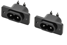 2szt. GNIAZDO ZASILAJĄCE AC ÓSEMKA MONTAŻOWA