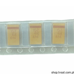 T491D157K006AT Tantalum 150uF 6V 10% Size D SMD-D KEMET