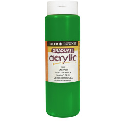 Daler-Rowney D123500335 DAL GRADUATE ACRYLIC 500ML EMERALD GREEN