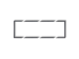 DECO Ramka wypełniająca 3 potrójna grafitowy 11DRW-3 KARLIK