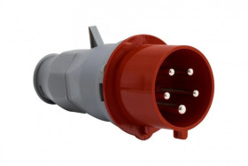Wtyczka siłowa - zwrotnica faz 32A 5p IP44 /FE/