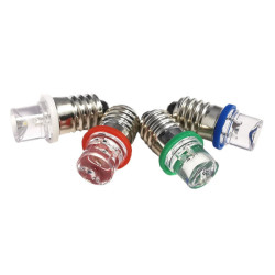 żarówka LED E10 3,8V Niebieska