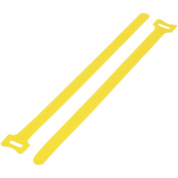 TruComponents 656401 Hook-and-loop cable tie 310mm x 16mm Yel 20pcs