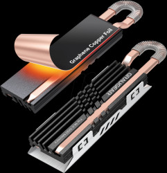 G-M2HS07-GC Heatpipe cooler for M.2 2280 SSD
