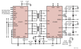 8-Port PoE/PoE+/LTPoE++ PSE Analog Controller