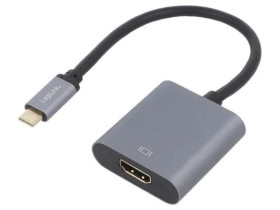 CUA0103 Adapter HDCP,HDMI 2.0,USB 3.2 HDMI gniazdo,USB C wtyk 0,15m