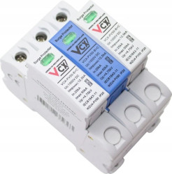 Ogranicznik przepięć fotowoltaicznych iskiernikowy typ 1+2 DC( B+C) GDT 1000V 12,5 kA