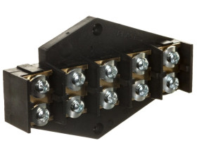 Płytka rozgałęźna 20x10/15x16/10x25mm2 czarna ZPT5-16.0 83008007