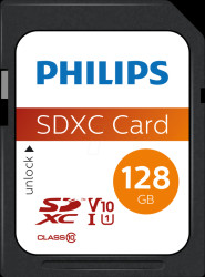 FM12SD55B/00 SDXC Card, 128GB Class 10 UHS-I U1