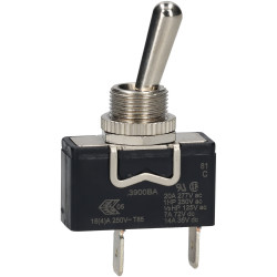 Bulgin C3900BAAAA SPST Non Illuminated Off-On Panel Mount Toggle Switch