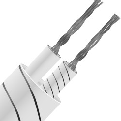 Kabel/przewód termopary J dł. 100m 7/0,2mm -60 → +350 °C. Włókno szklane 2-żyłowy Nieekranowany