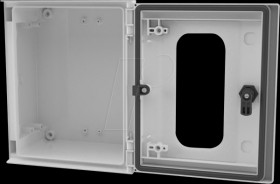 HER-B1-325P Hercules wall enclosure, window, 300 x 250 x 140 mm, IP65