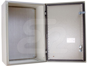 Obudowa hermetyczna natynkowa 600x400x220 mm drzwi metal z płyta montażową P1 IP65 RN 604021 R30RS-01010100900 ERGOM