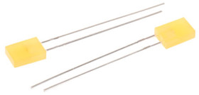 Dioda LED THT żółta, 2-Pin, 2,5 V, 110°, Kingbright