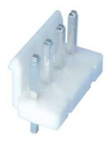 PC04M-W/3 Złącze mocy, wtyk prosty do druku - raster 3.96mm - 4pin - standard Molex - opakowanie 3 sztuki