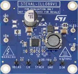 Zestaw badawczy do sterowników LED, 1 A Buck LED Driver Board Based on the ALED6000 Automotive-Grade Dimmable,