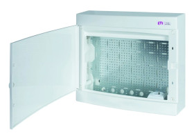 Rozdzielnice multimedialna 2x18 natynkowa wyposażona w płytę i gniazdo / IP 40 400V AC / ECT 2X18PO MEDIA 001101309