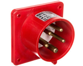 Wtyczka odbiornikowa tablicowa Quick-Connect proste 16A 5p 400V 6h IP44 282001