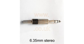 Jack plug 6.35mm stereo - pro-SIGNAL