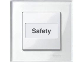 MERTEN SYSTEM M Klawisz pojedynczy z polem opisowym biały polarny MTN432319 SCHNEIDER ELECTRIC