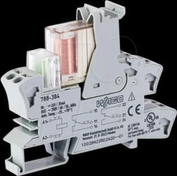 788-384 Relay module, 24 V DC, 6 A, 2 CO